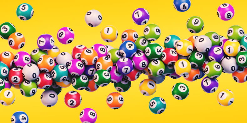 Flying Lottery/Bingo Balls